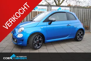 Fiat 500 S 1.2 4 cilinder motor.